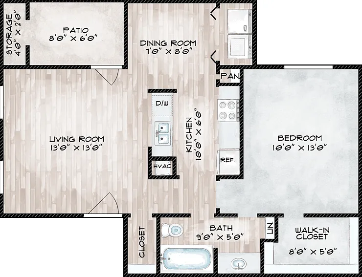 C Floorplan Diagram
