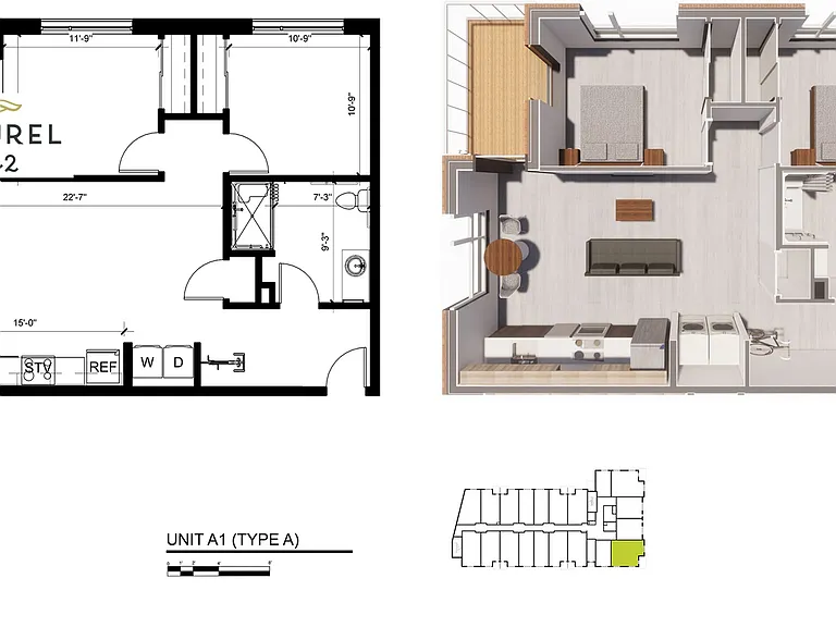 Two-Bedroom Floorplan Two-Bedroom Floorplan