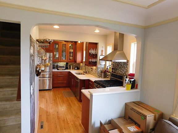 kitchen looking in from living room