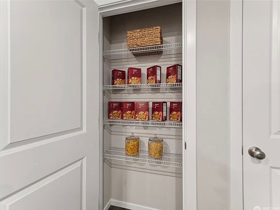 Pantry room by kitchen