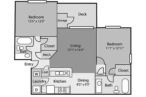 Floor plan Wagoner B2B