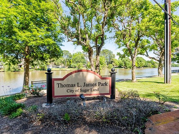 Thomas James Park offers beautiful views of Oyster Creek and is just a short walk from this home.