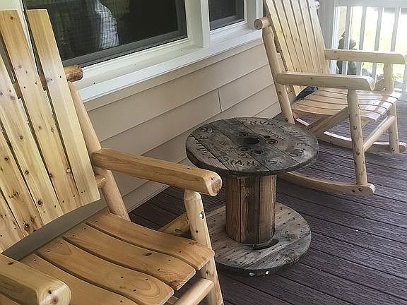 Front porch rocking chairs