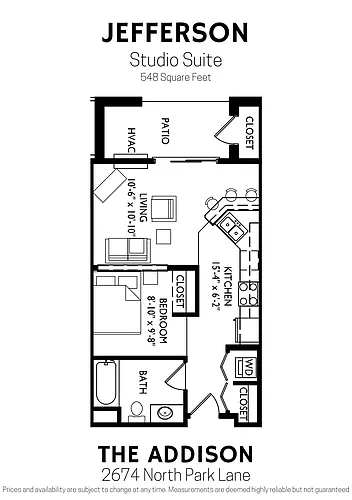 Floor plan Jefferson