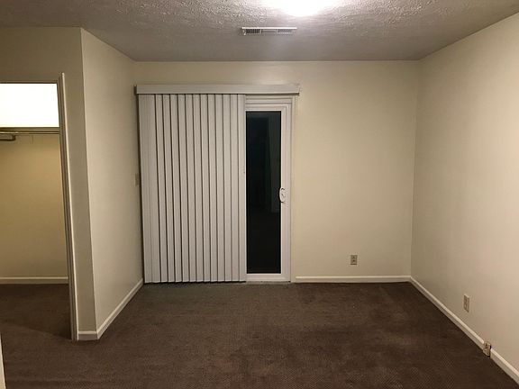 Bedroom with large walk in closet