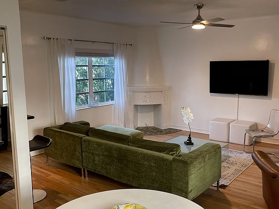 Dining Room, Living Room, New ceiling fan, historic chimney (decorative) and light fixtures