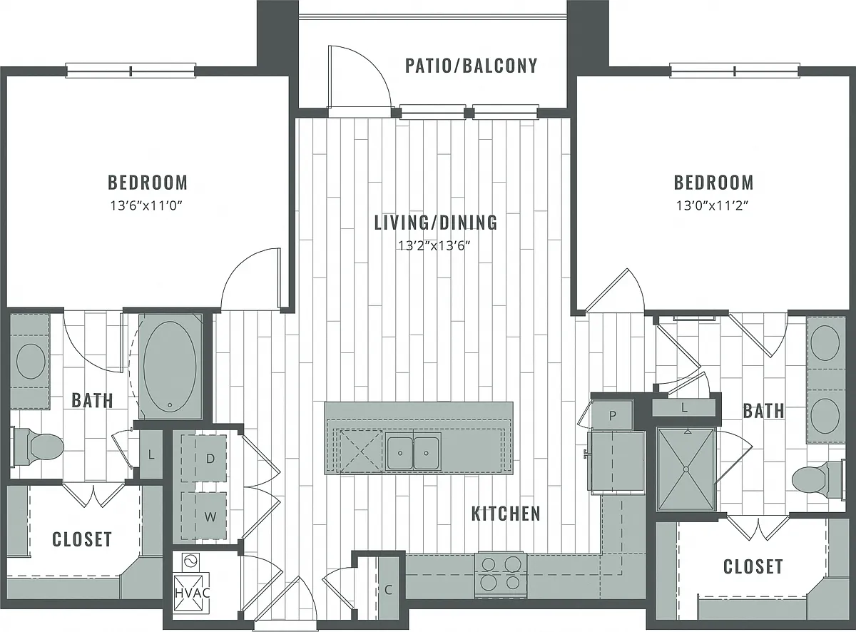 Floor plan B2A