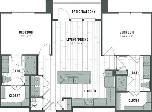 Floor plan B2A