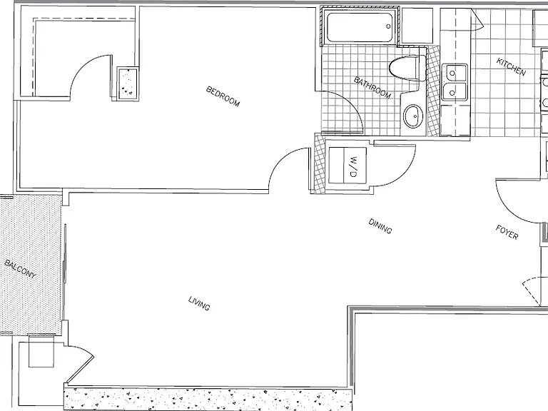 E1 floor plan NoHo 14