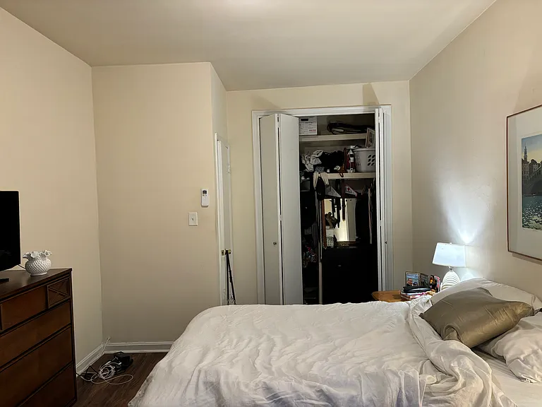 Bedroom front and closet