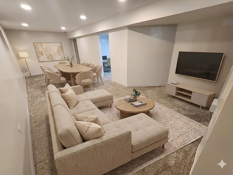 Suggested furniture layout courtesy of AI