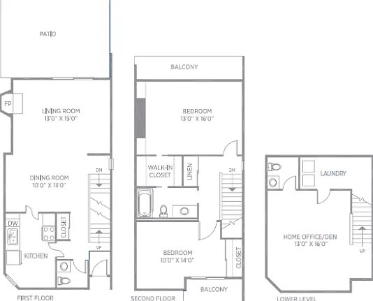 Two Bedroom Townhome Two Bedroom Townhome