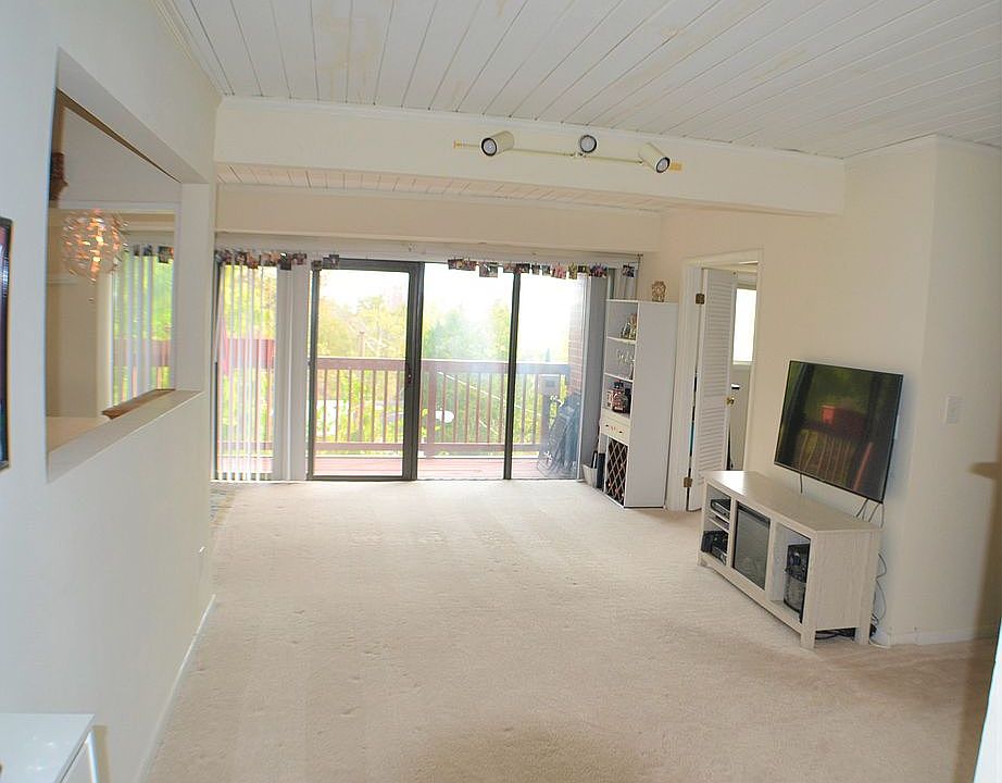 Living room with city view