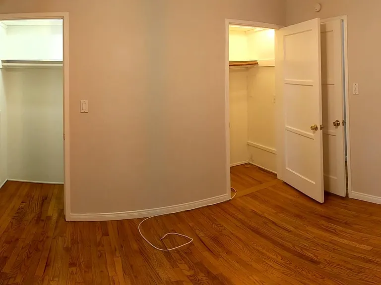 Bedroom has 2 closets