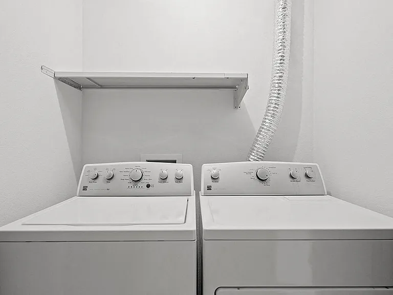 Select Homes Have In-Home Washer and Dryer