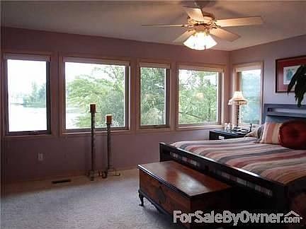 Master Bedroom
						:
						Relax and enjoy the beautiful view after spending a day on the lake