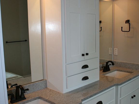 Master bath vanity