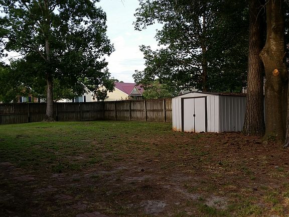 Shed in back yard