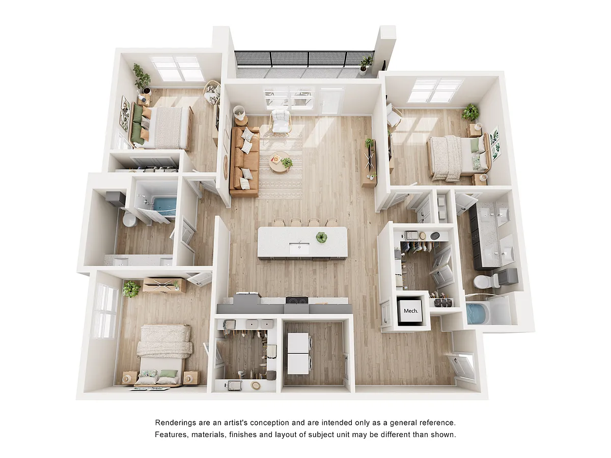 Floor plan C1 - Aff