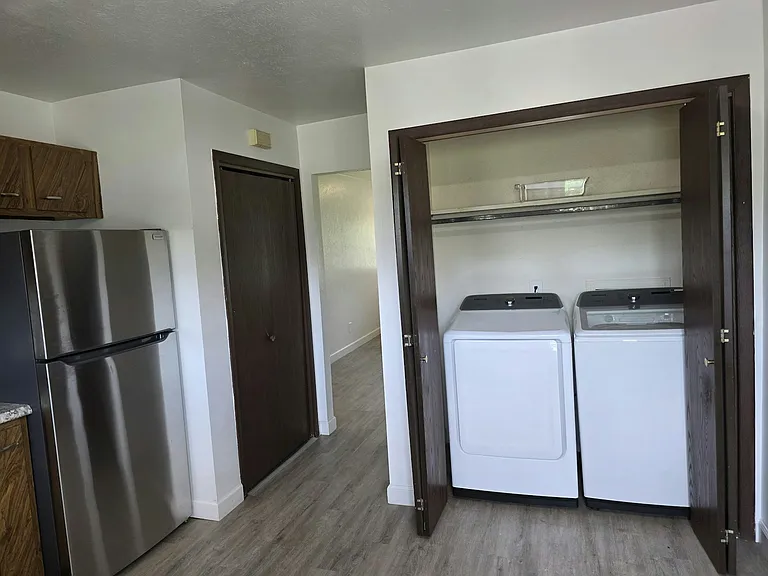 In-suite laundry room!