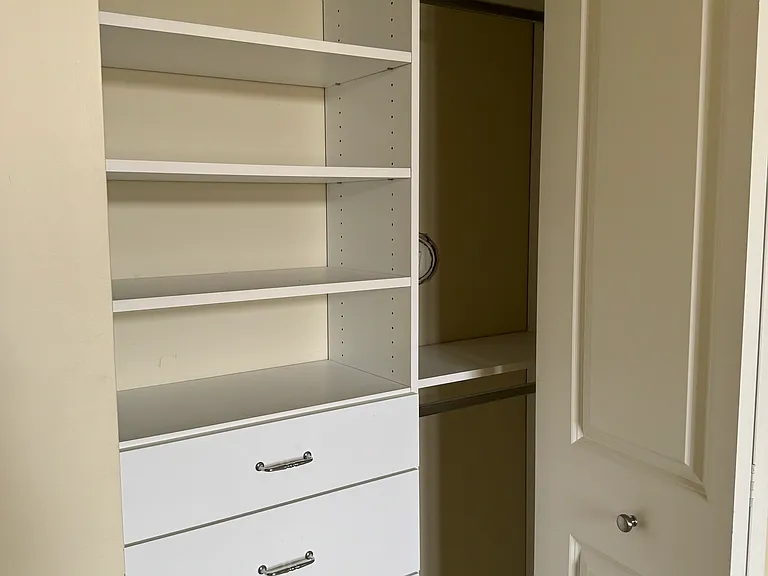 Master bedroom closet.