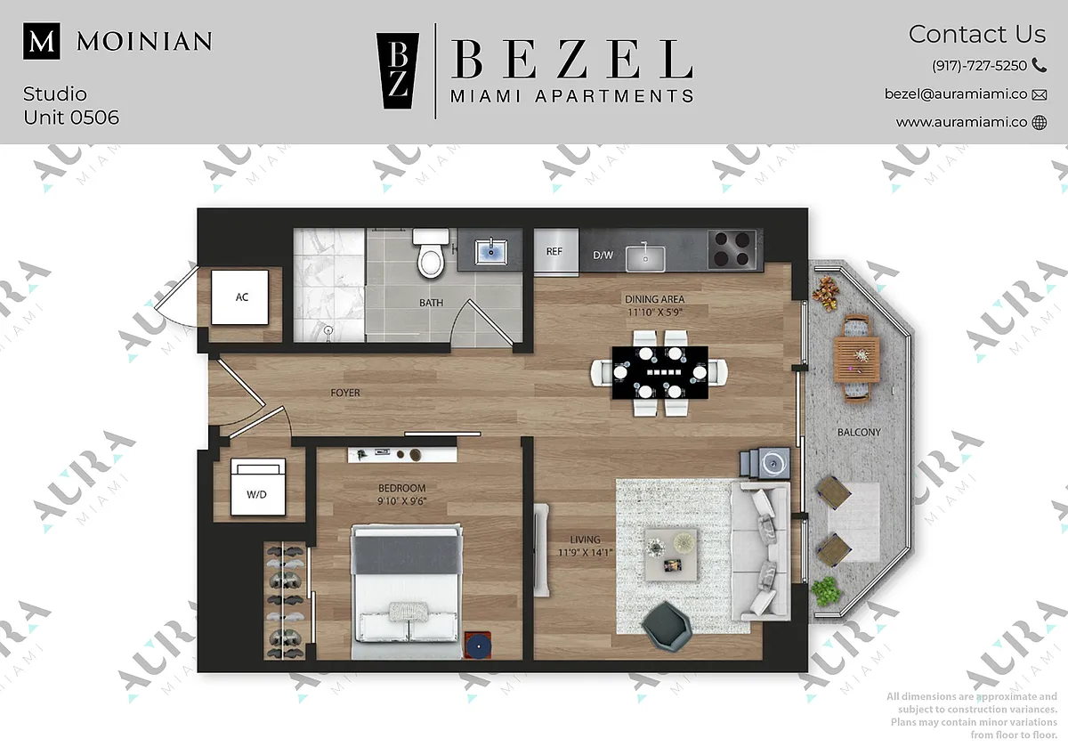 Floor plan Studio