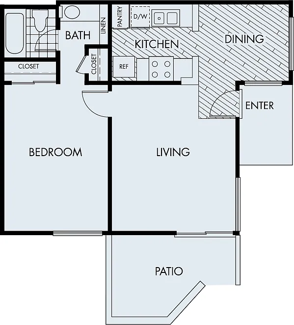 Floor plan Woodbridge Plan 1B