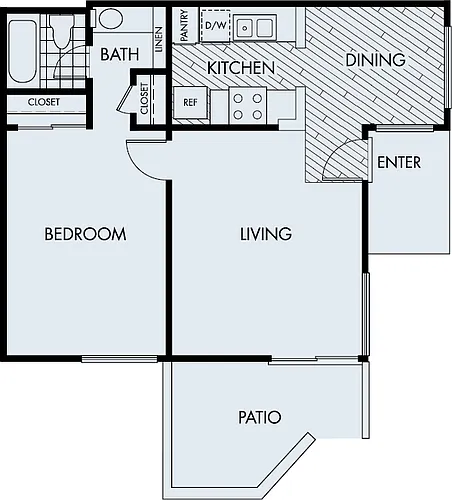 Floor plan Woodbridge Plan 1B