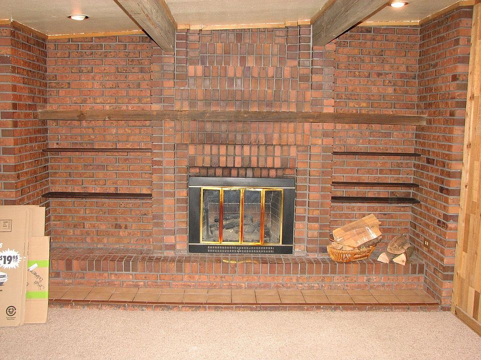 Living room raw brick