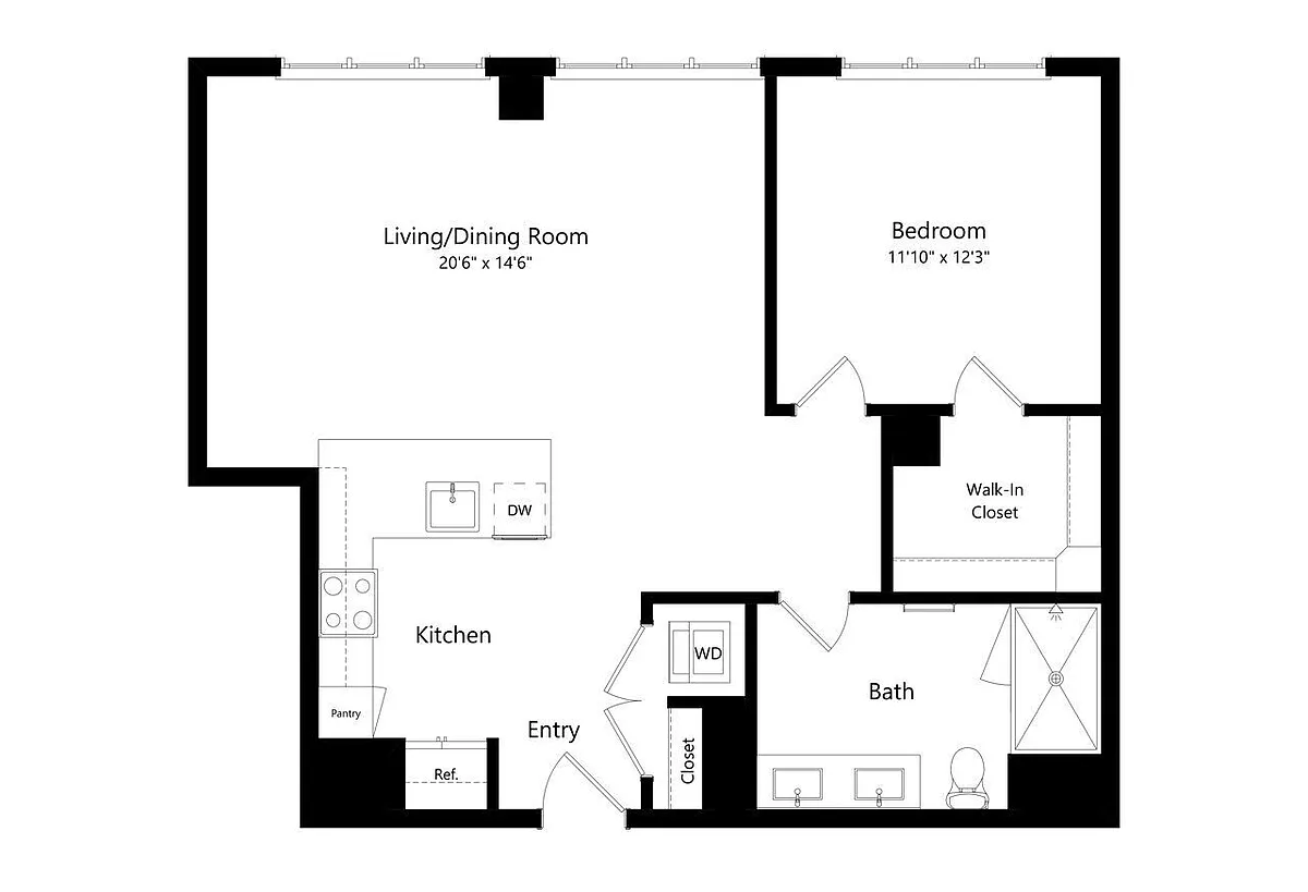Floor plan 1G1