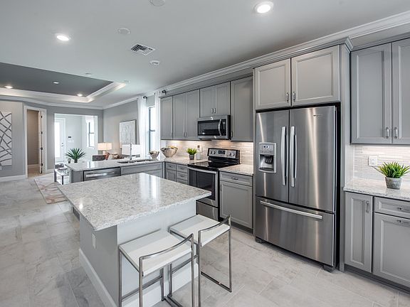 Kitchen with optional island