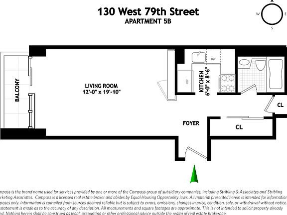 2nd image of 130 W 79th St APT 5B