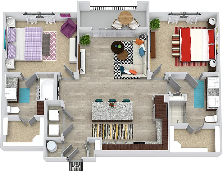 Floor plan Brooks