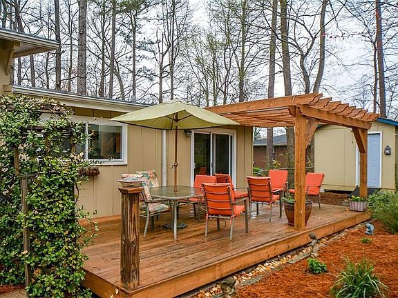 Back deck & shed