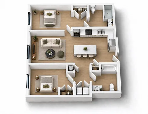 Floor plan 2B2
