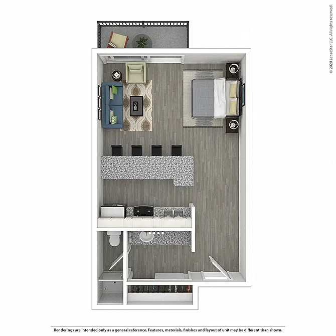 Floor plan STUDIO A