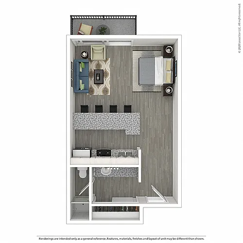 Floor plan STUDIO A