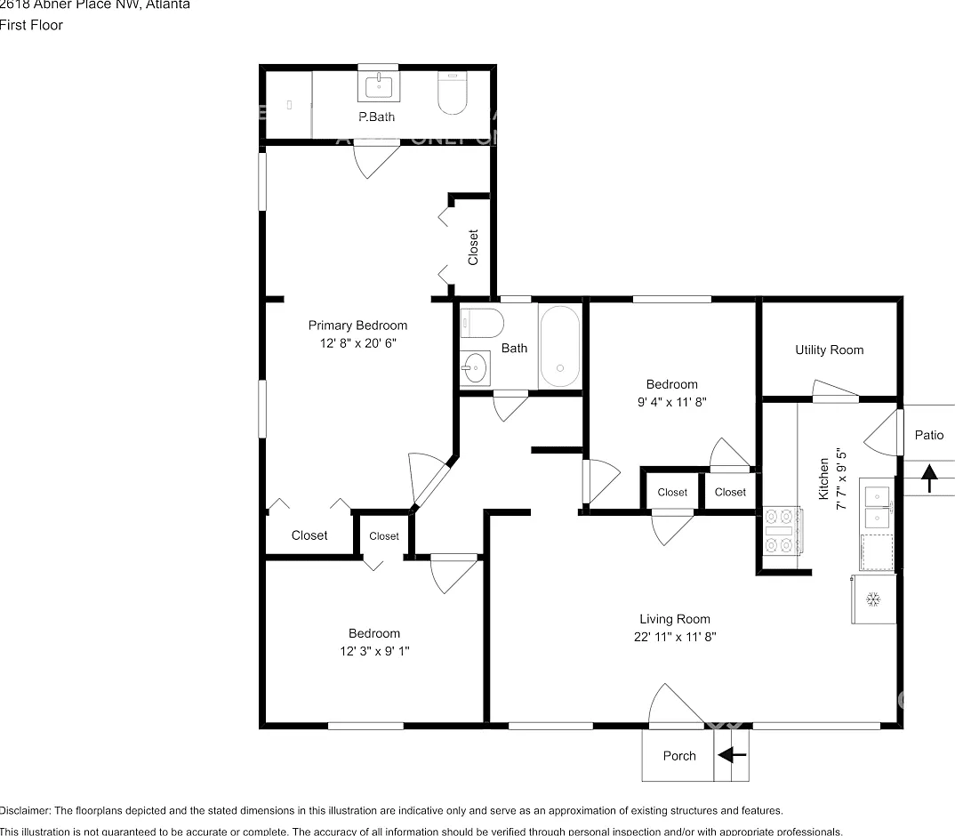 2618 Abner Pl Nw Atlanta, GA 30318 — Photo 2