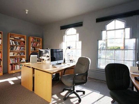Sunny 2nd Bedroom/Office on 1st floor. Great space for livin