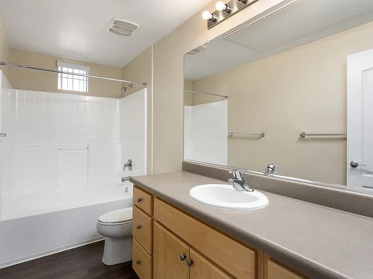 Finish Package I bath with hard surface flooring (select homes)