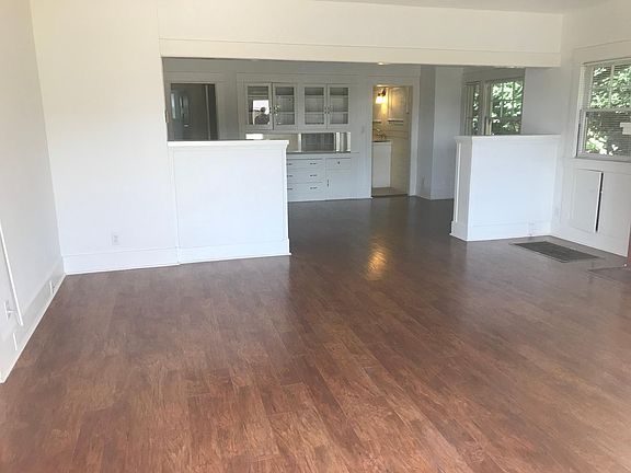 Living room and dining room