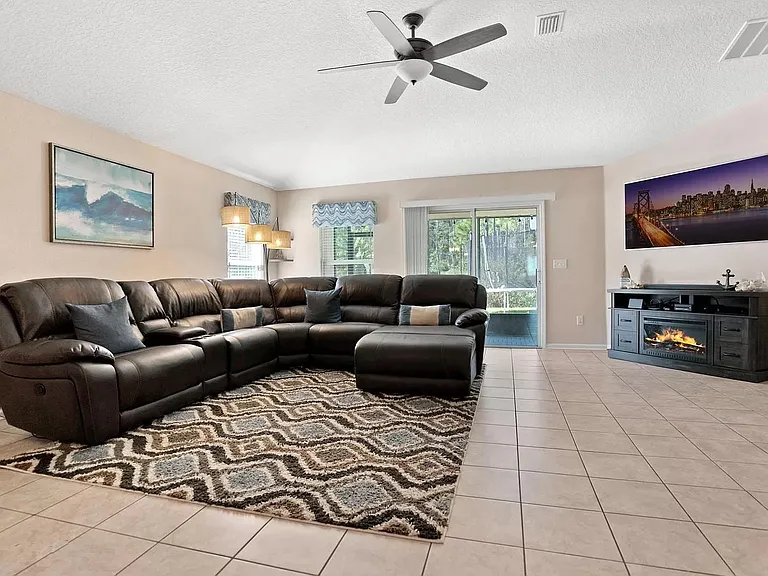 Re-arrange your sectional in any way. Still you have plenty of living room space to enjoy.