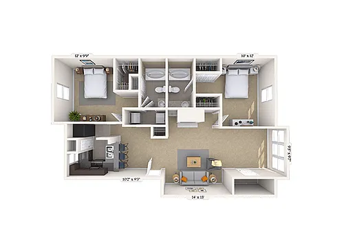 Floor plan Dunaway
