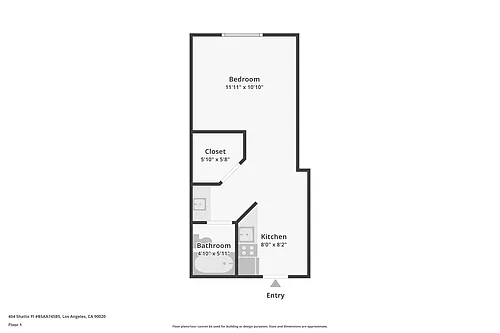 Floor plan Studio