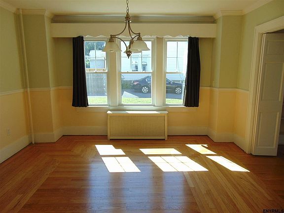 Lots of natural light, opens to living room, kitchen and bedroom