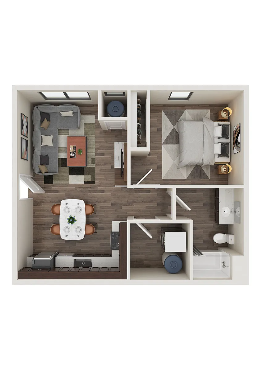 Floor plan The Chickadee