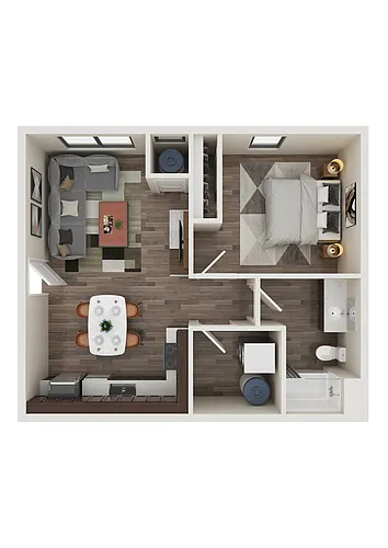 Floor plan The Chickadee