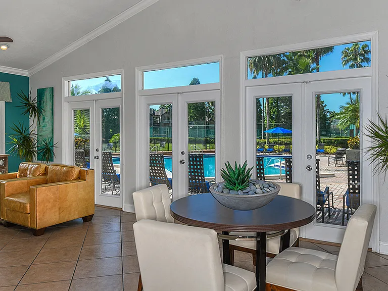 Spacious Clubhouse Overlooking Pool