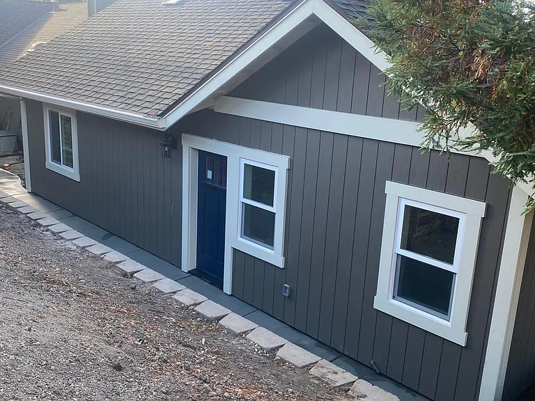Front of cottage