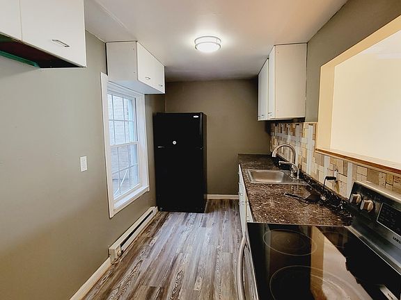 Kitchen, room for a bakers rack or something else that is special